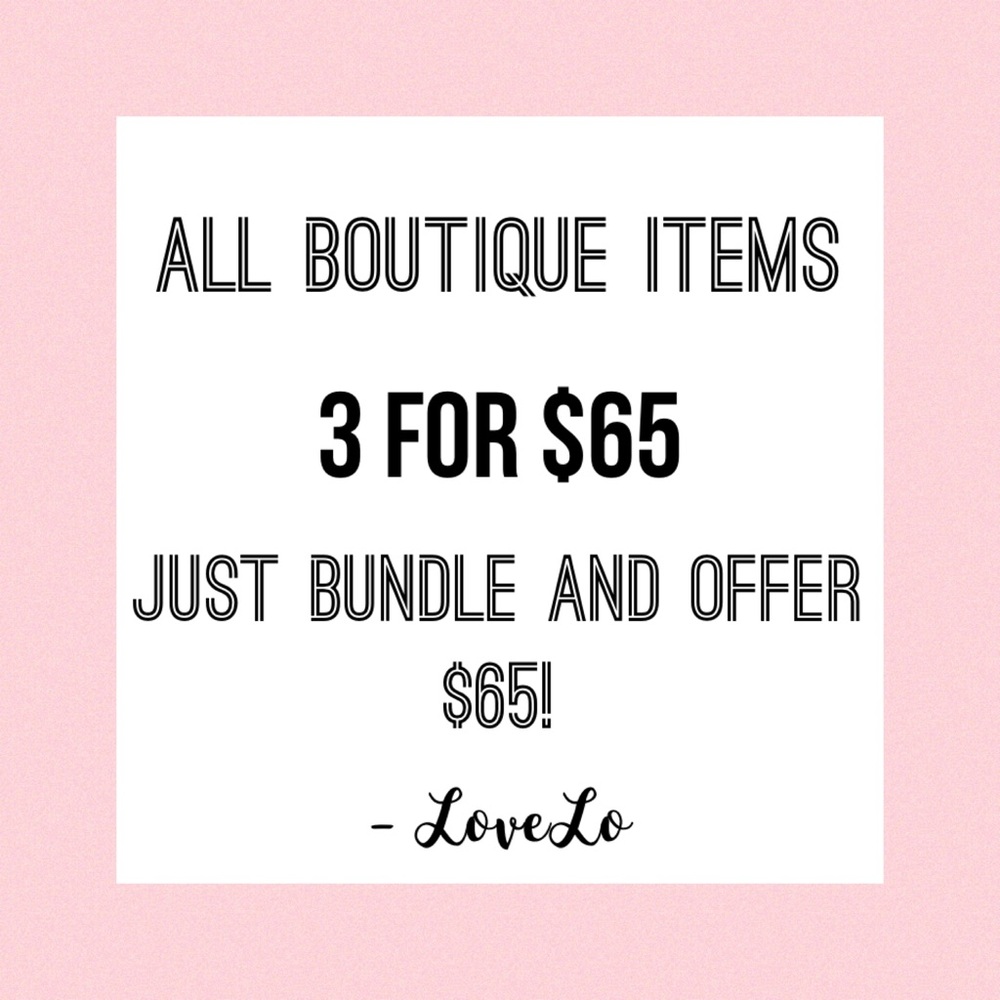 ✨3 for $65✨